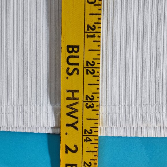 Oxygen blouse lase shoulder white women's size S - Picture 8 of 8